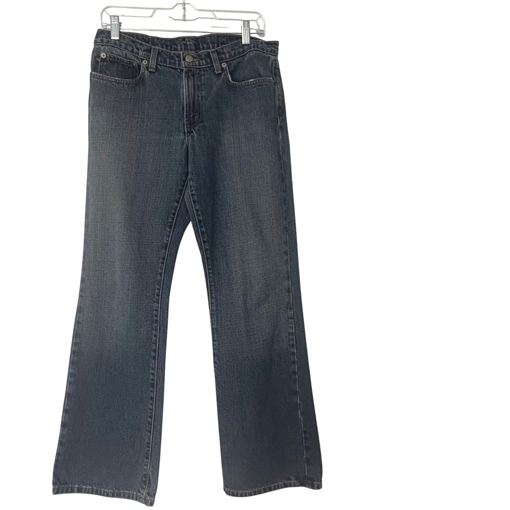 Polo Ralph Lauren Kelly Jean Dark Wash Straight Leg Denim Blue 10x32